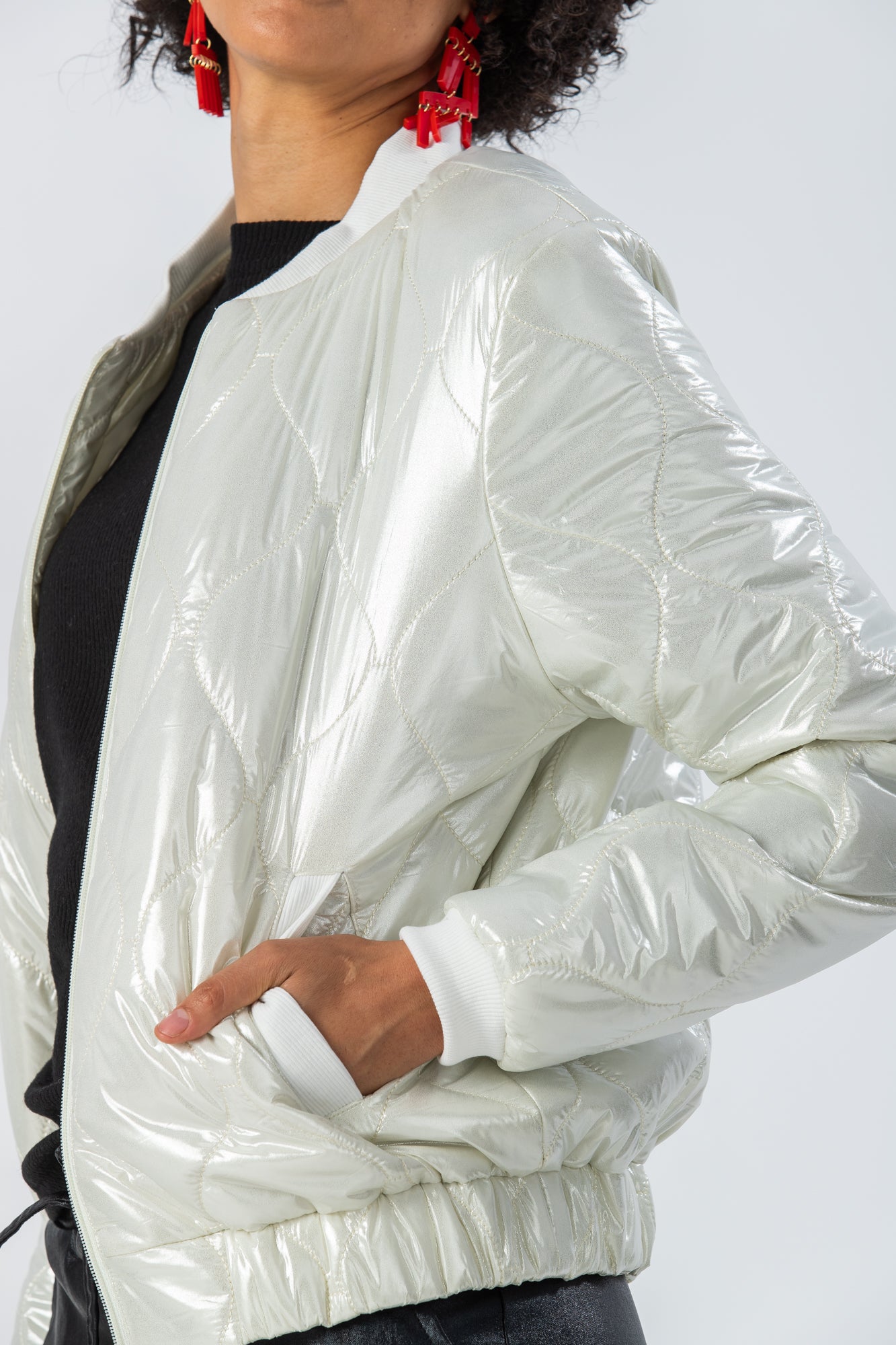 New York Bomber Jacket - Creme