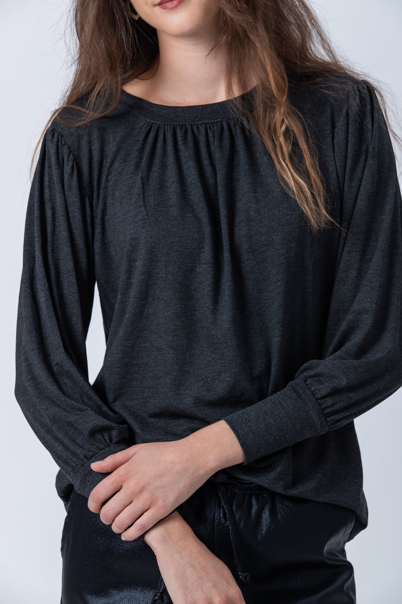 Aspen Winter T-shirt - Dark Grey Melange