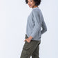 Corfu WInter V-neck Tee - Grey Melange