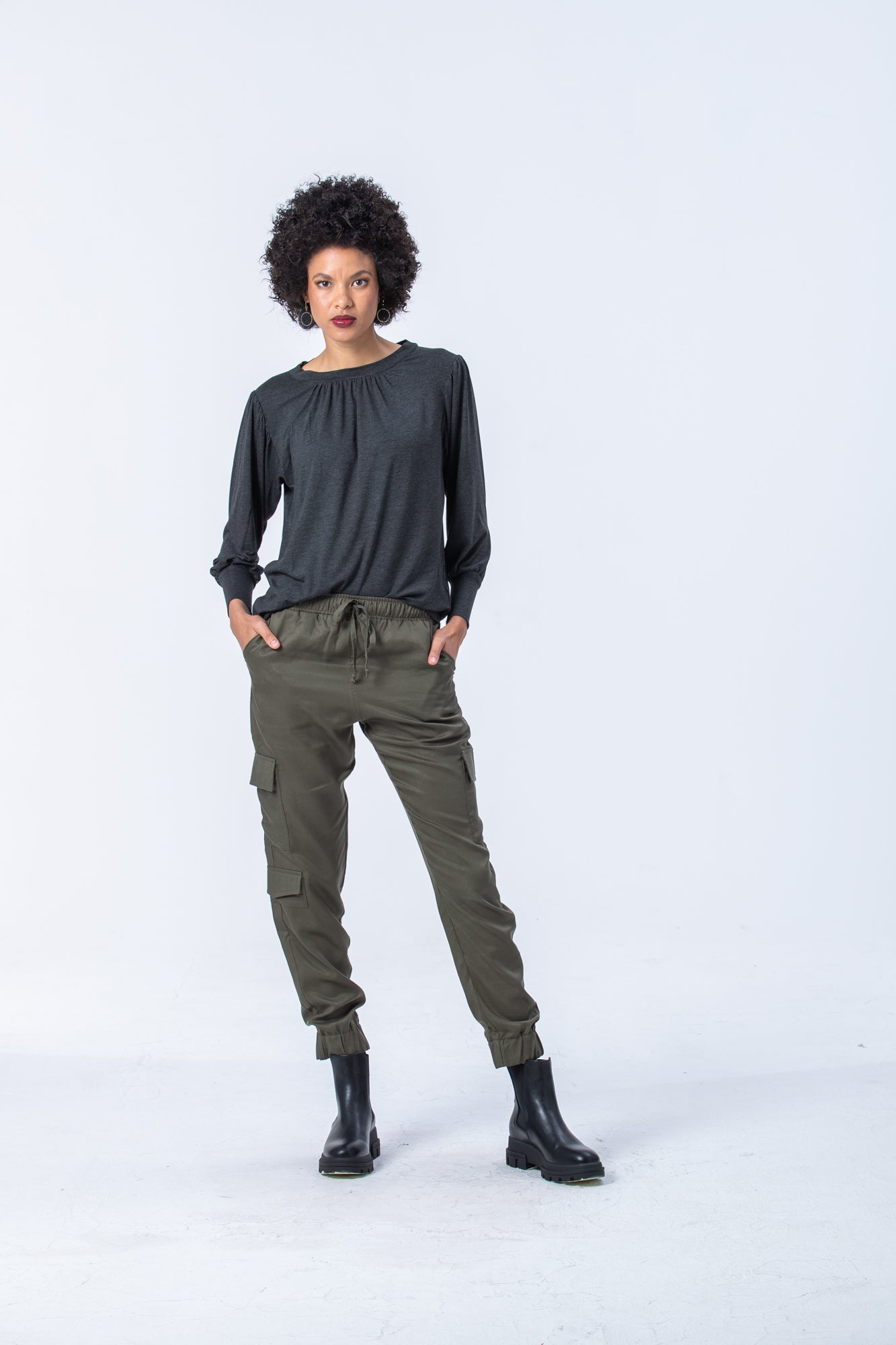 Boston Cargo Pants - Khaki