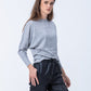 Siena knit top - Light Grey