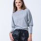 Siena knit top - Light Grey