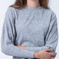 Siena knit top - Light Grey