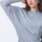 Siena knit top - Light Grey