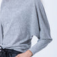 Siena knit top - Light Grey