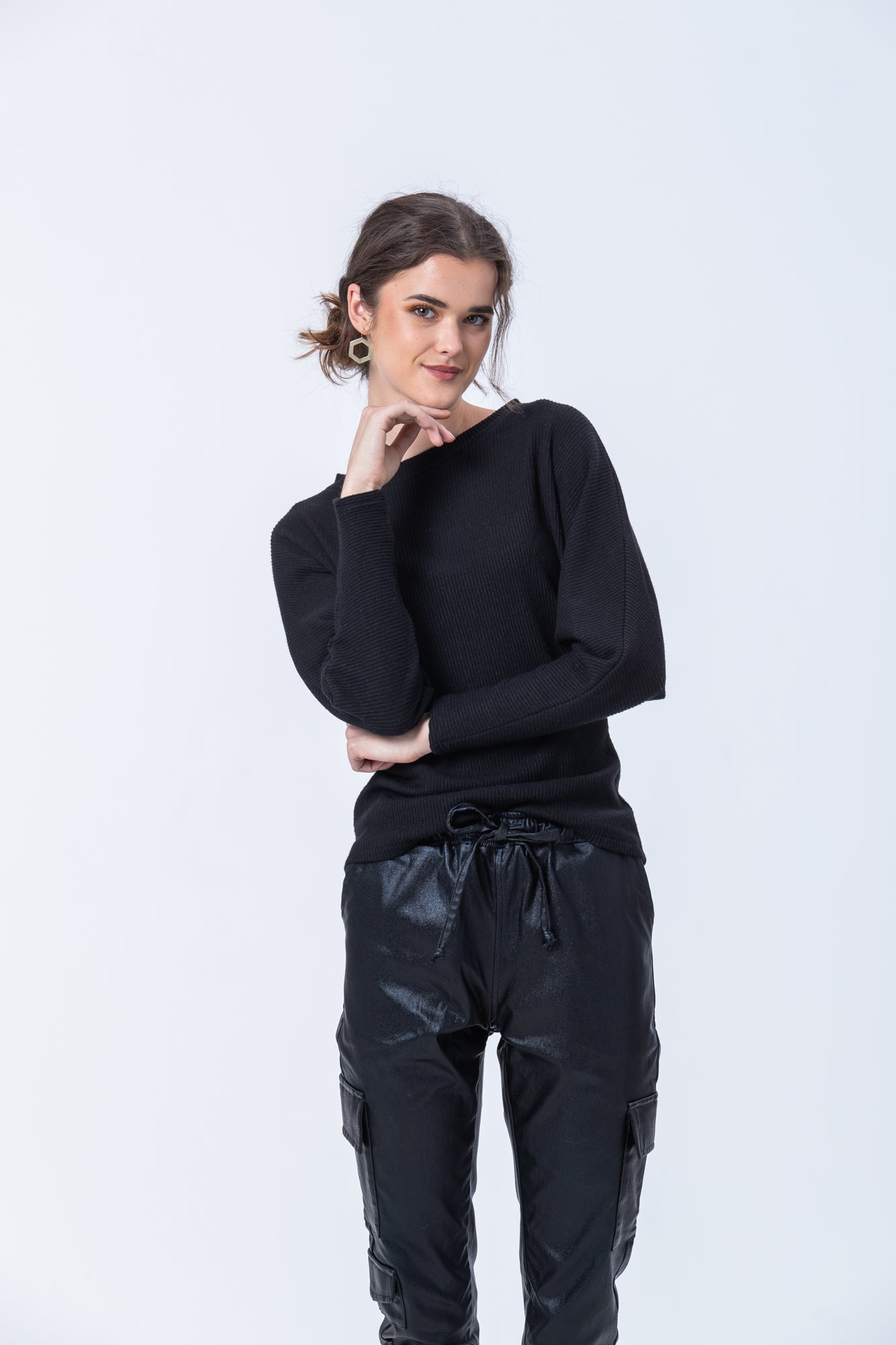 Siena knit top - Black