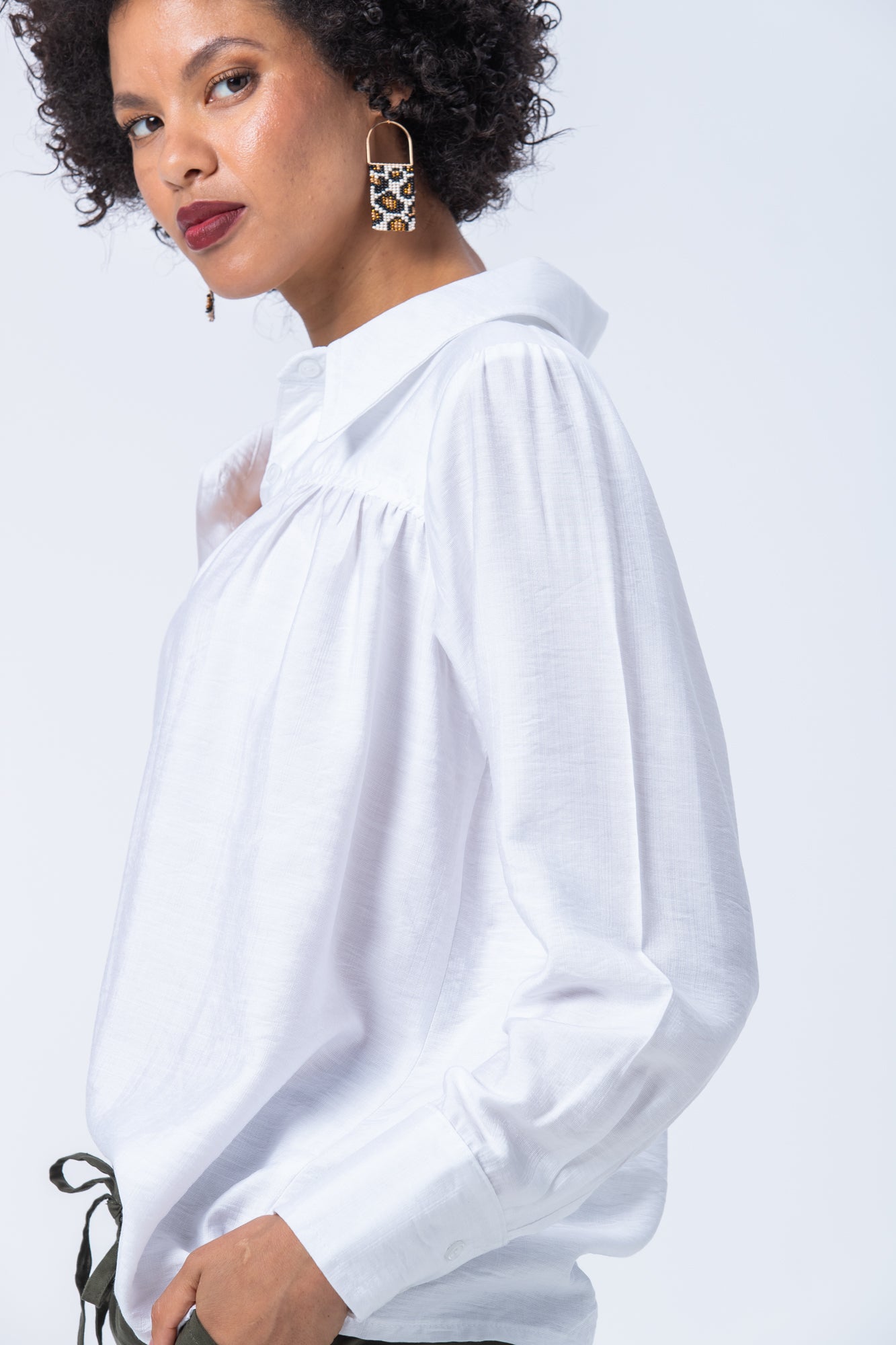 Milan Collar Shirt - White