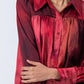 Milan Collar Shirt - Salsa Swirl