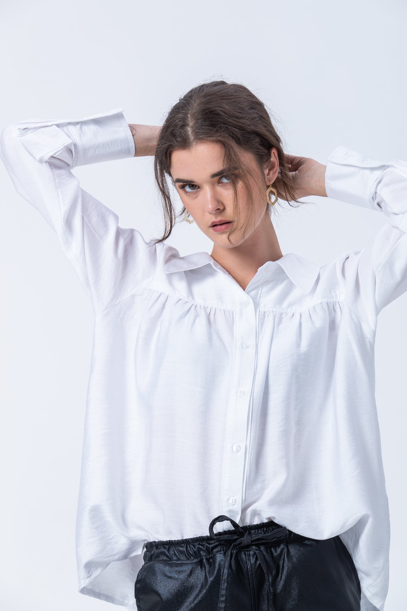 Milan Collar Shirt - White