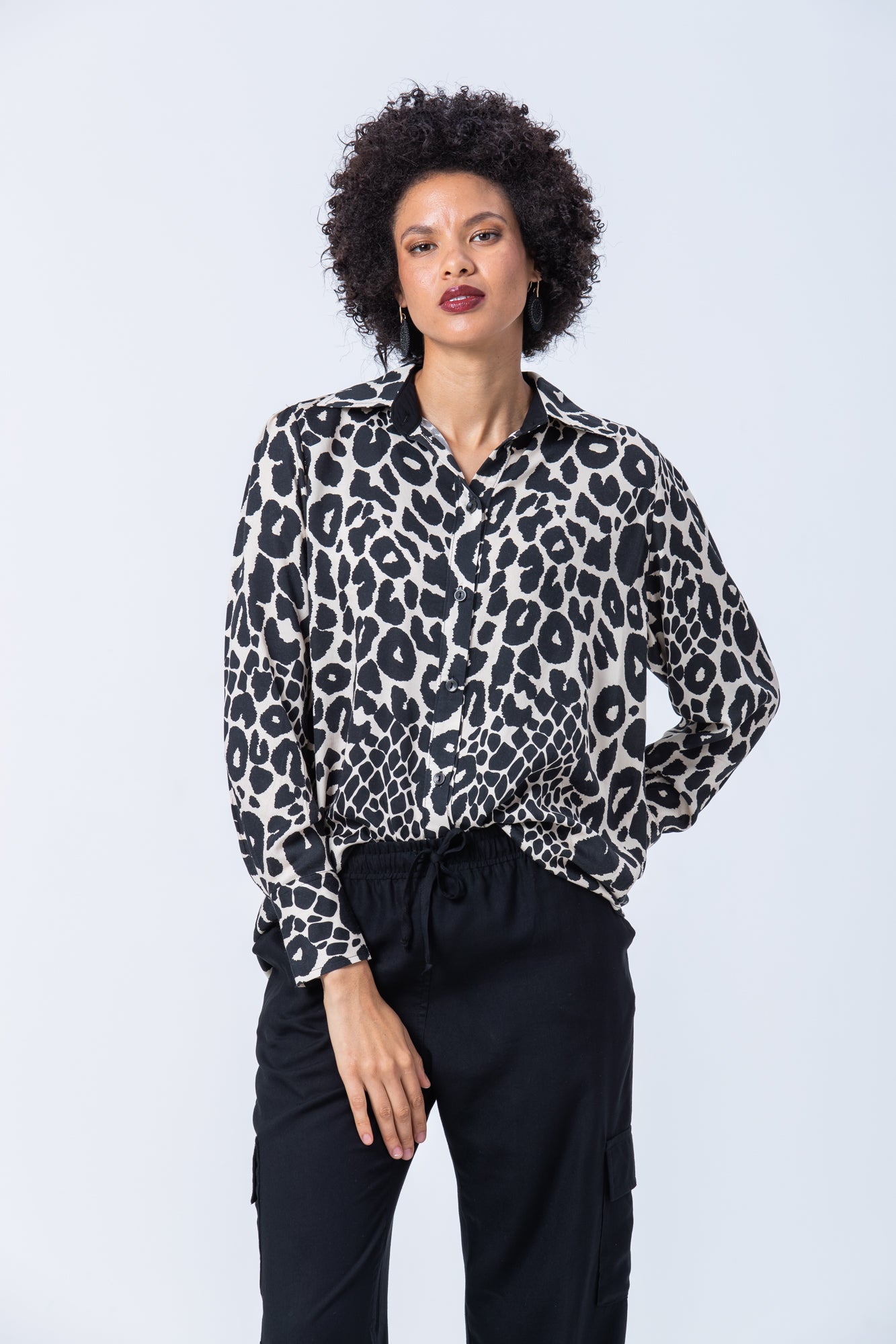 Tokyo Collar Shirt - Animal print