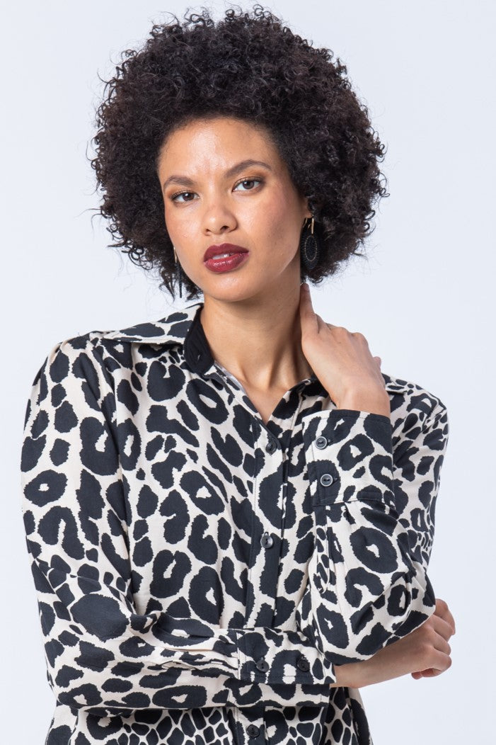 Tokyo Collar Shirt - Animal print