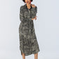 Sofia Shirt Dress - Black and Creme