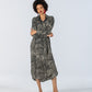 Sofia Shirt Dress - Black and Creme