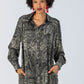 Sofia Shirt Dress - Black and Creme