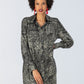 Sofia Shirt Dress - Black and Creme