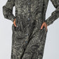 Sofia Shirt Dress - Black and Creme