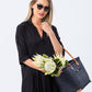 Santorini Pintuck Dress - Black