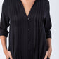 Santorini Pintuck Dress - Black
