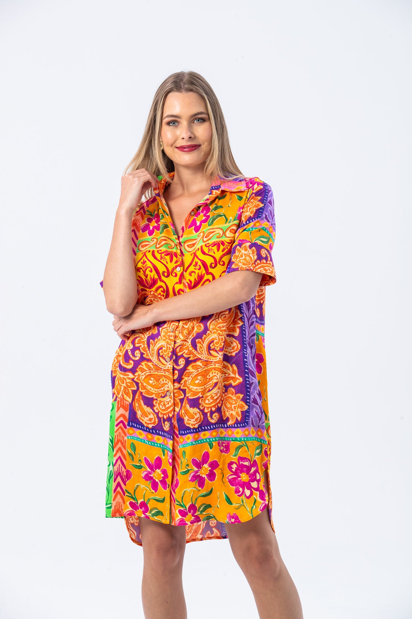 Rio Shirt Dress - Summer Abstract