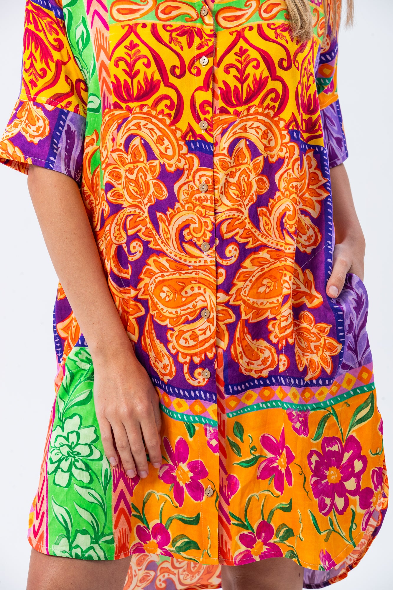 Rio Shirt Dress - Summer Abstract