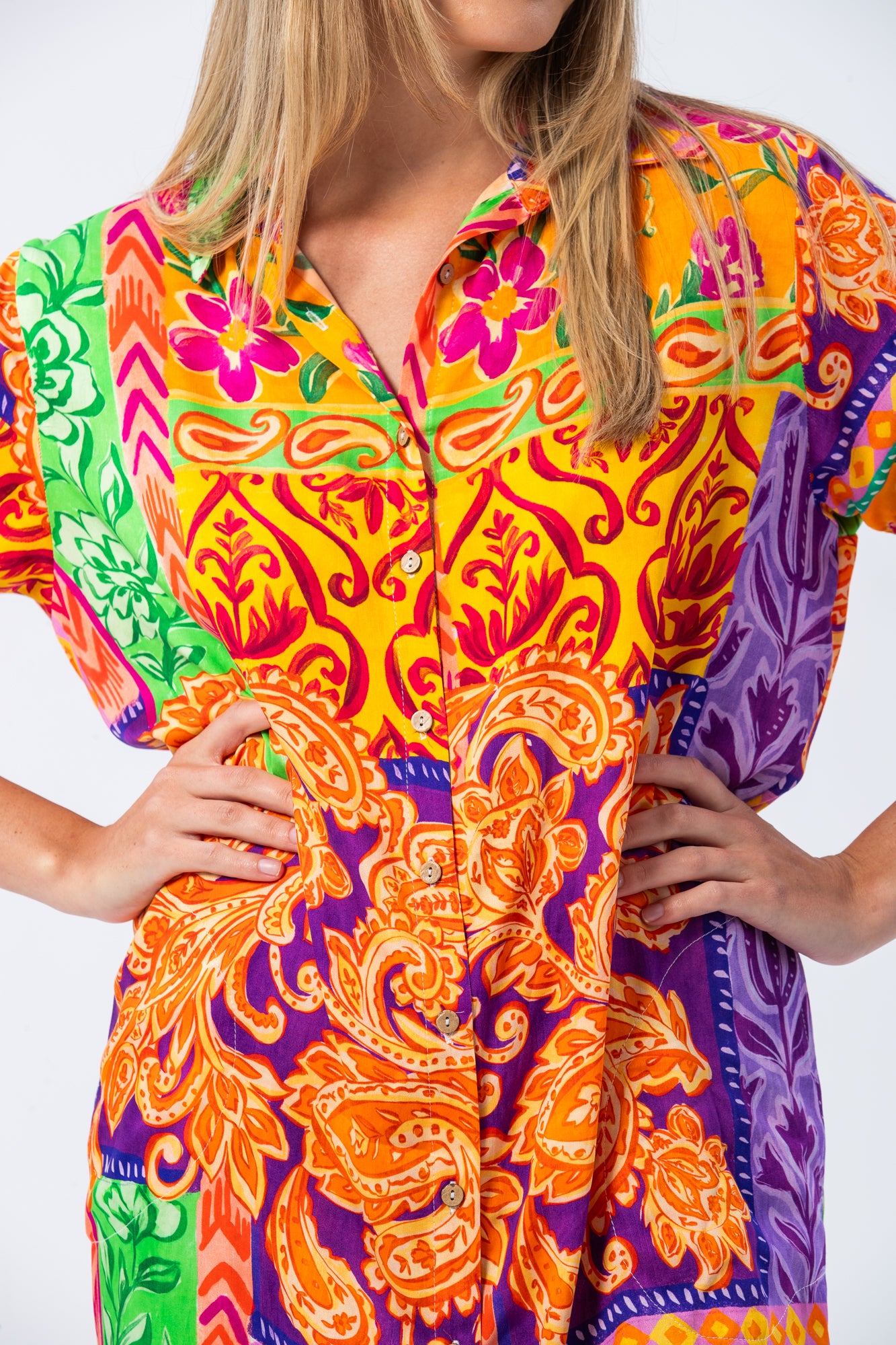 Rio Shirt Dress - Summer Abstract