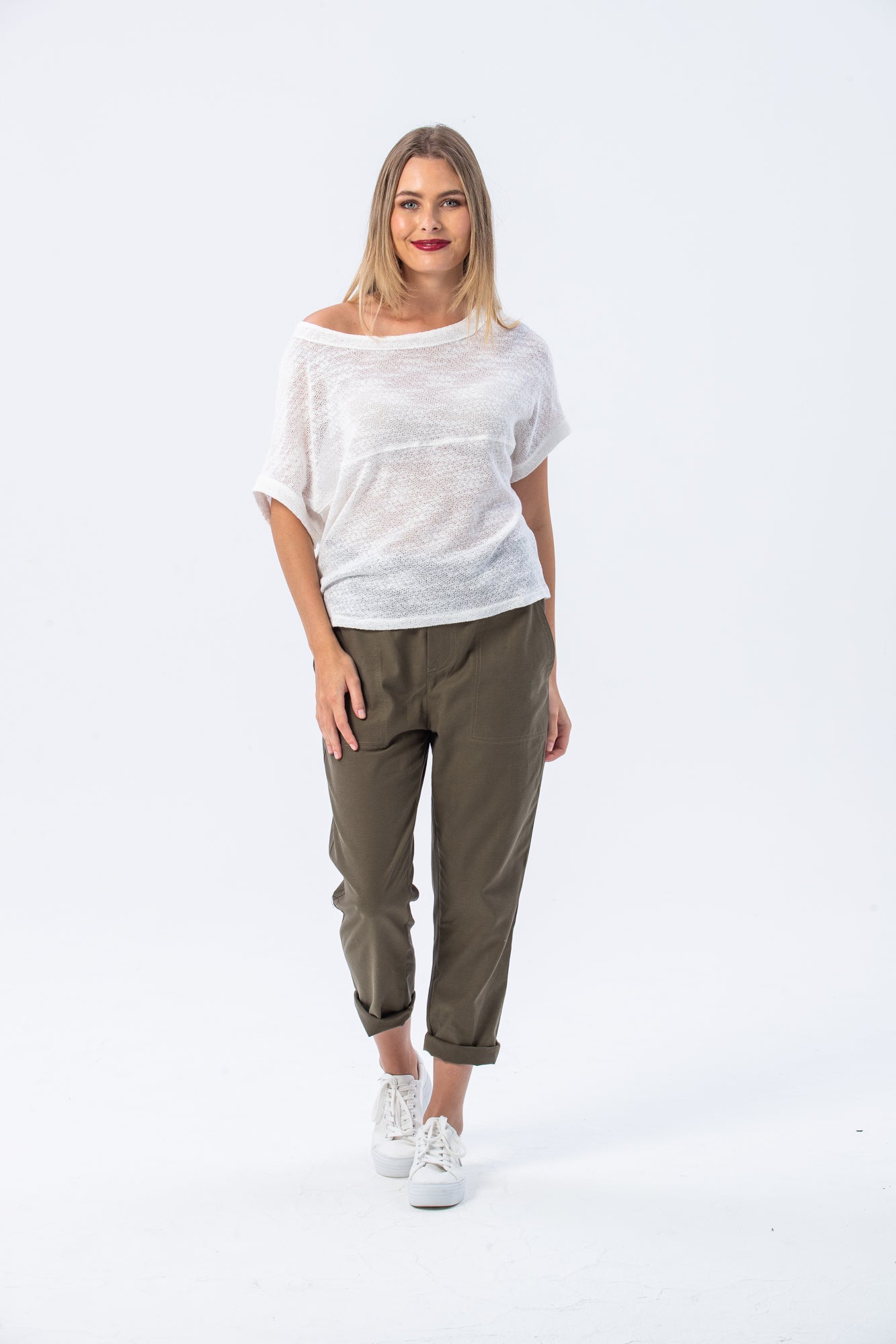 Amalfi Summer T-shirt - Creme Knit