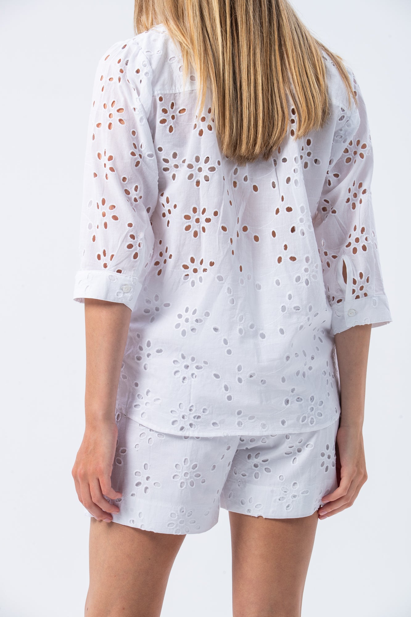 Kea Shirt - White Anglaise