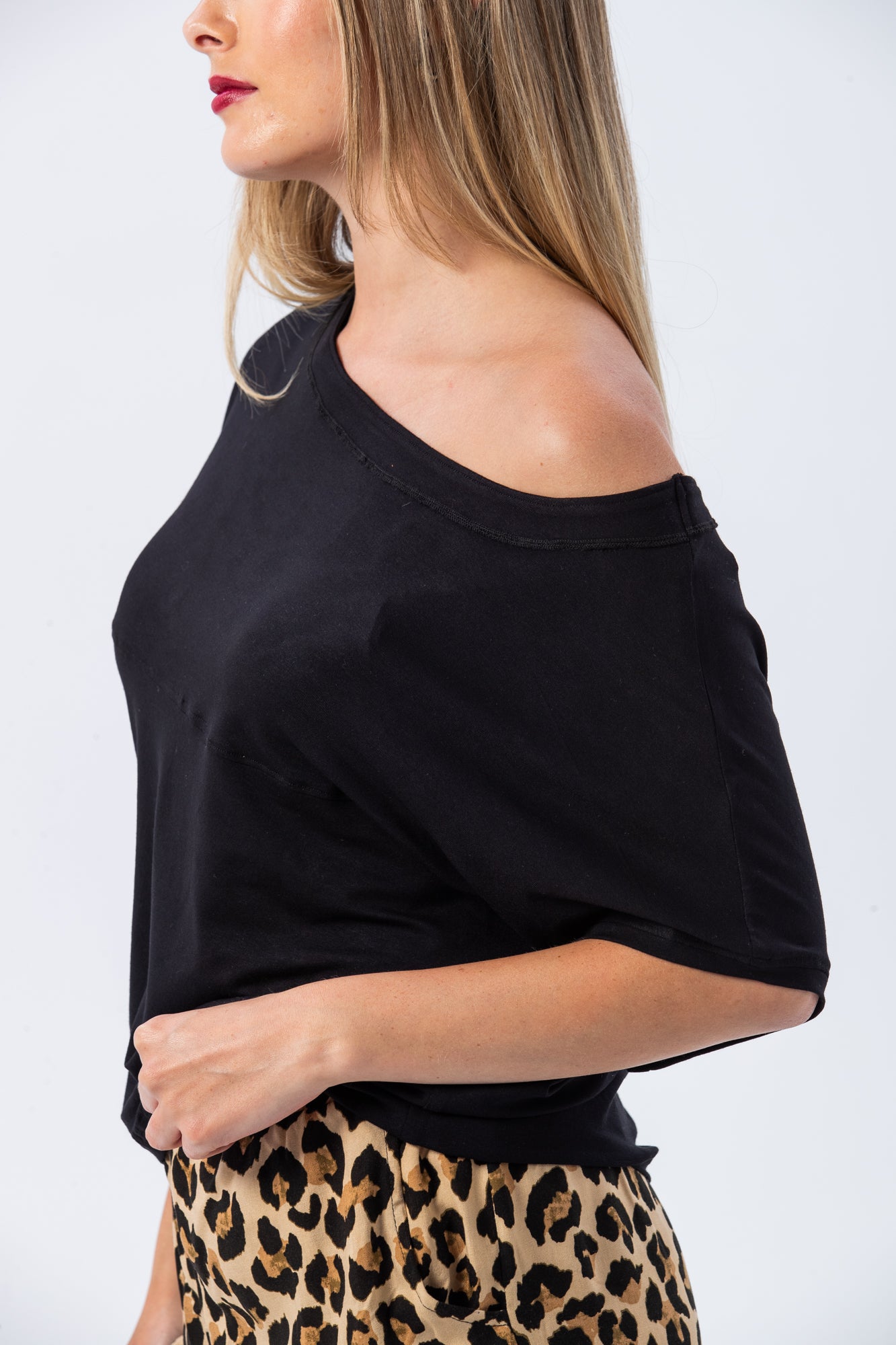 Amalfi Summer T-shirt - Black