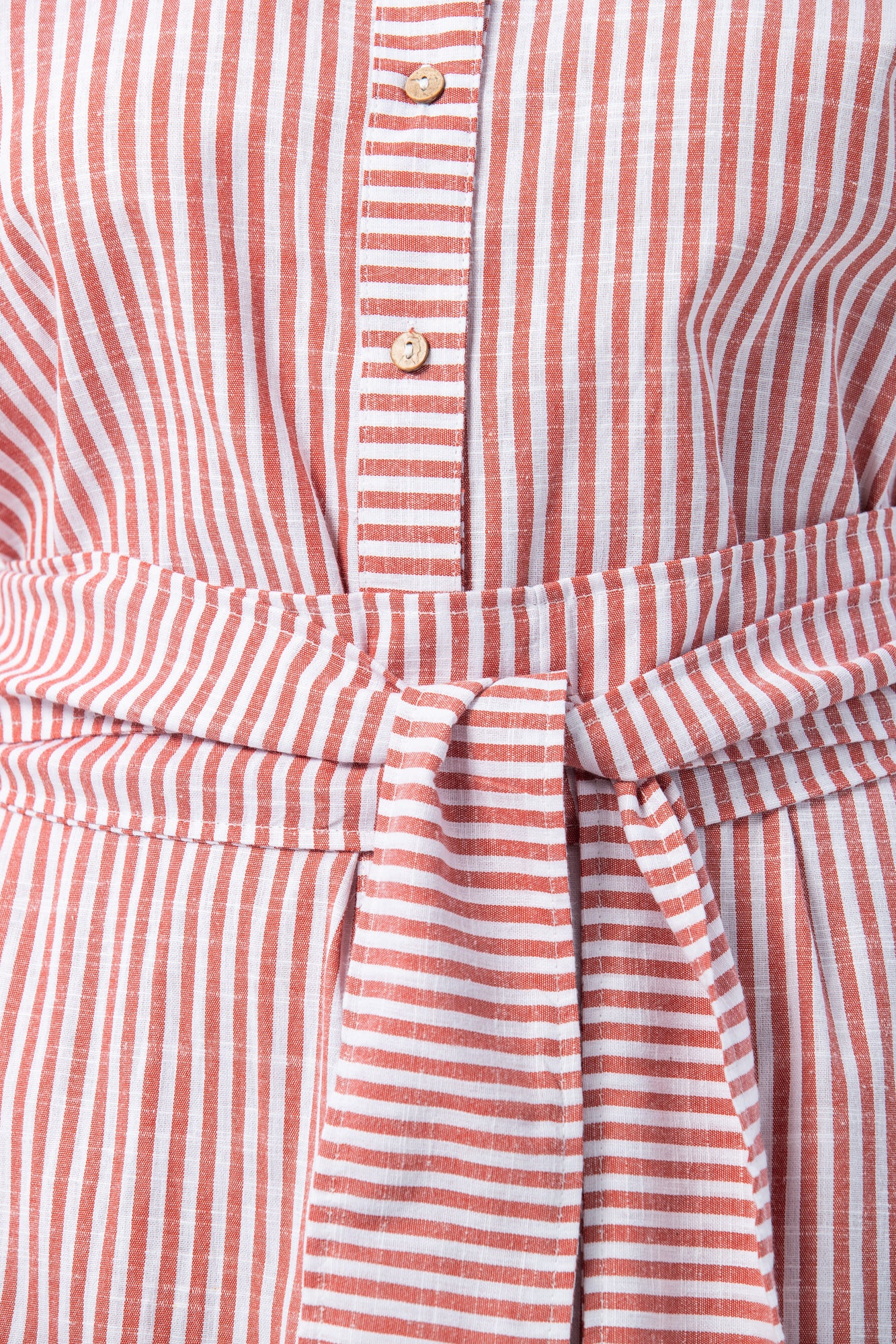 Portifino Dress - Red and White Stripe