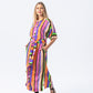 Portifino Dress - Multi Stripe