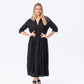 Santorini Pintuck Dress - Black