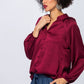 Emma Winter Shirt - Ruby Red