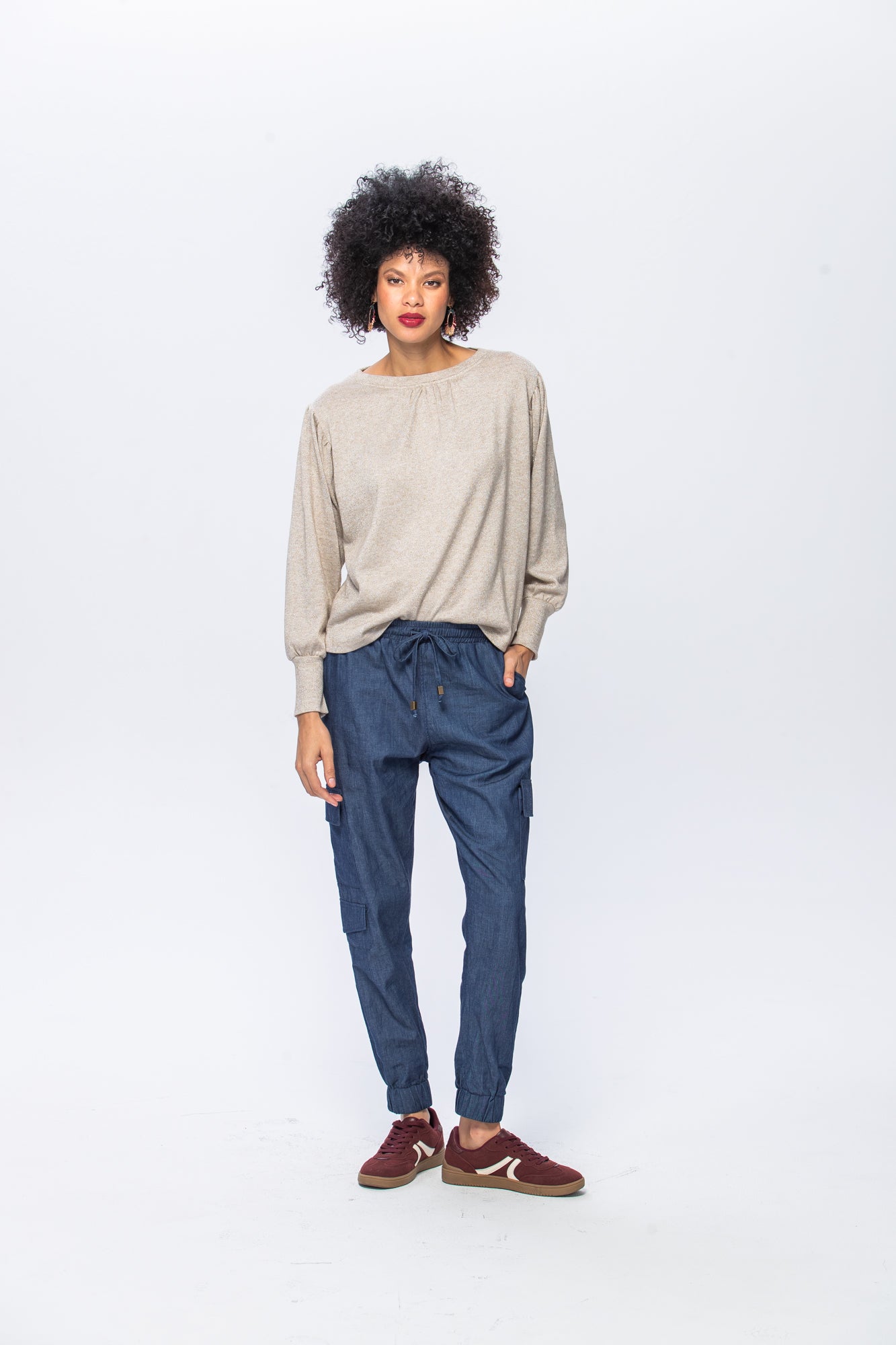 Boston Cargo Pants - Denim