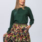 Marbella Tiered Skirt - Abstract