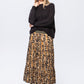 Marbella Tiered Skirt - Animal Print