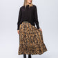 Marbella Tiered Skirt - Animal Print