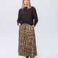 Marbella Tiered Skirt - Animal Print