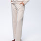 Nina Wide Leg Pants - Creme