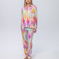 Long Pyjama Set - Pink Splash