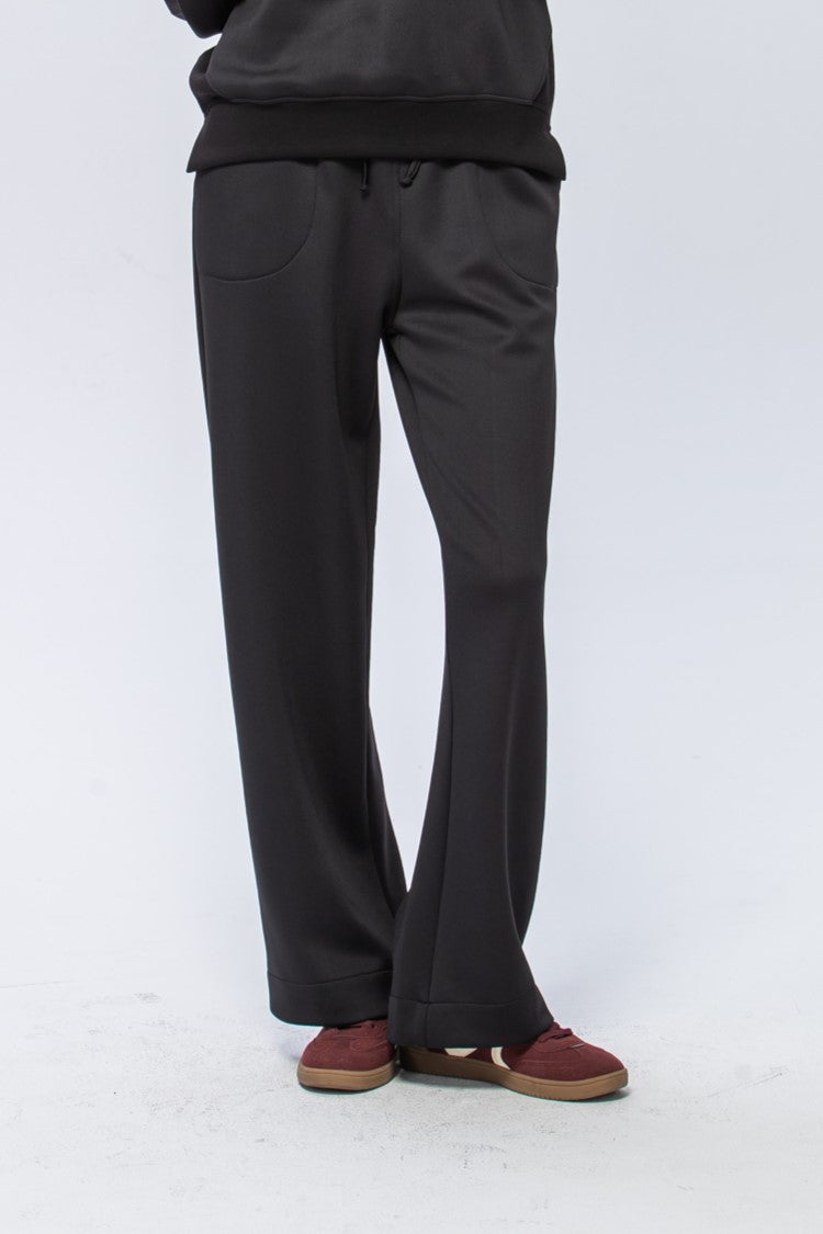Nina Wide Leg Pants - Black