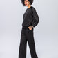 Nina Wide Leg Pants - Black