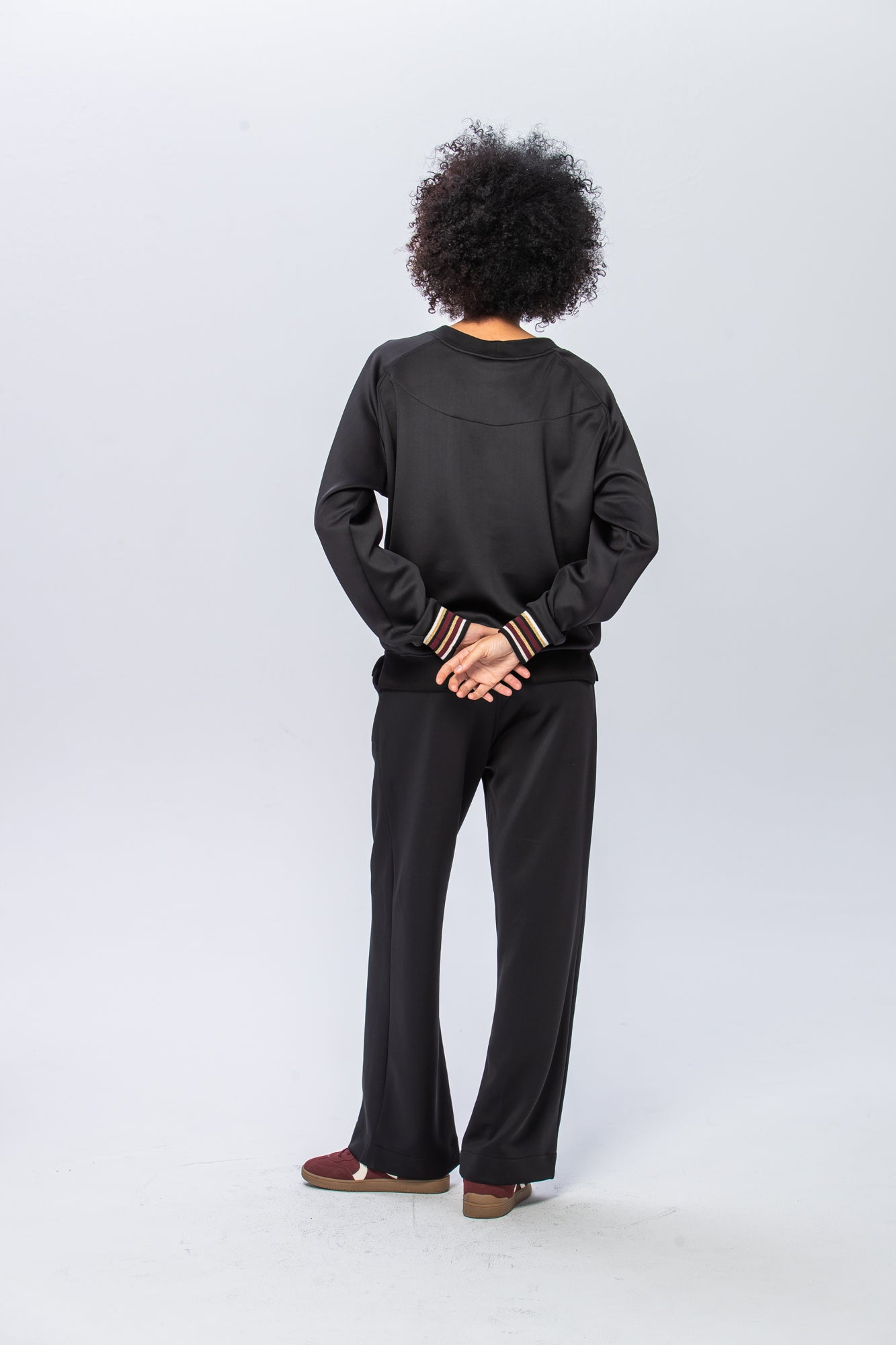 Nina Wide Leg Pants - Black