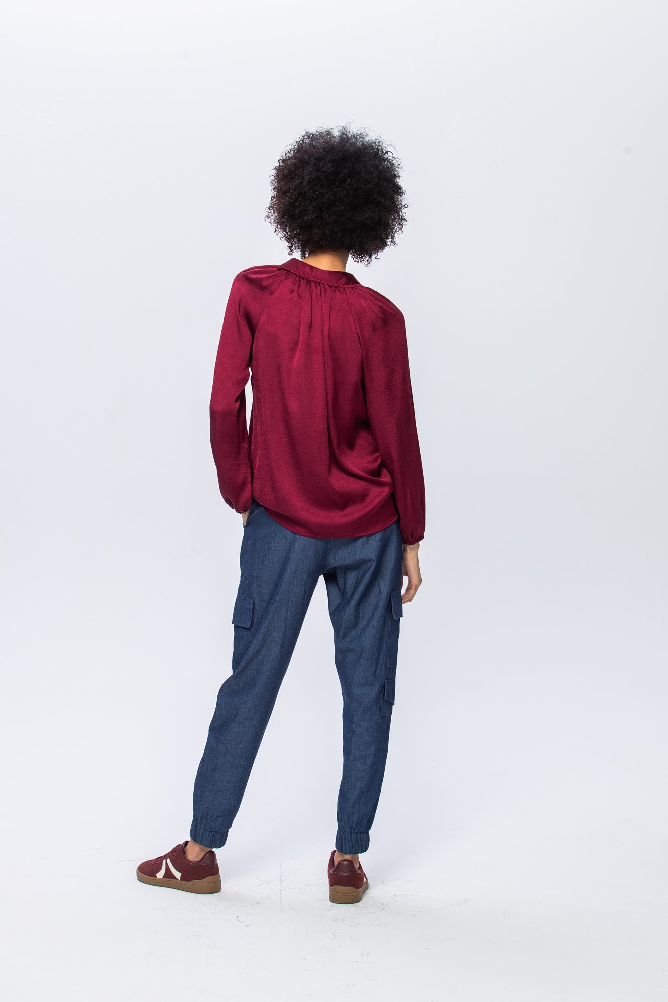 Emma Winter Shirt - Ruby Red