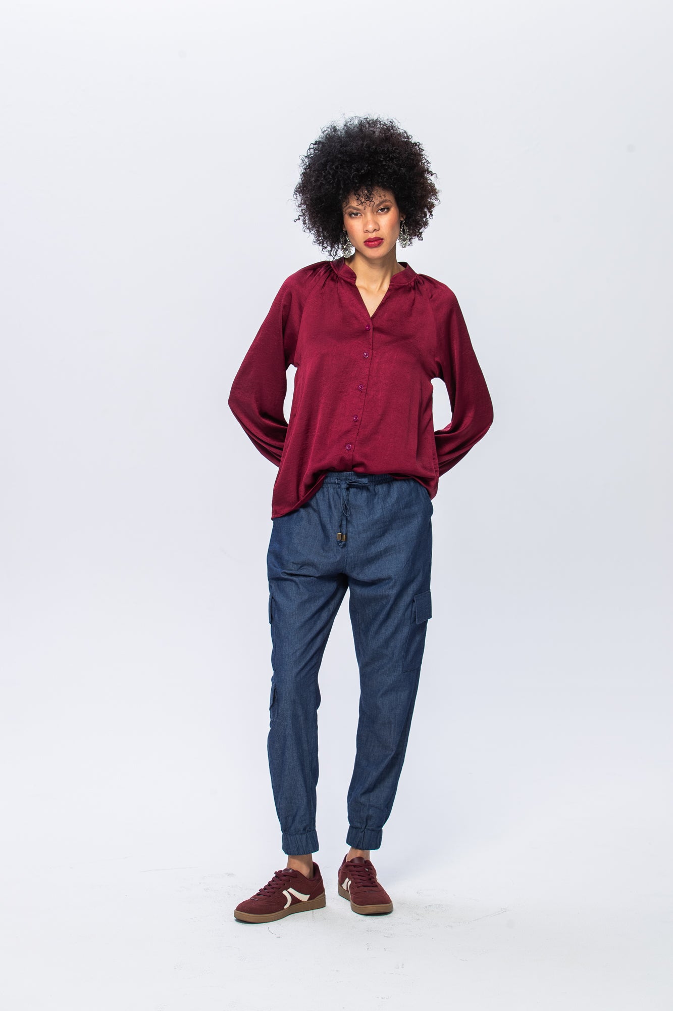 Emma Winter Shirt - Ruby Red