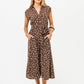 Cabo Dress - Chocolate and White Polka Dots