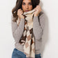Argyle Wrap - Ecru