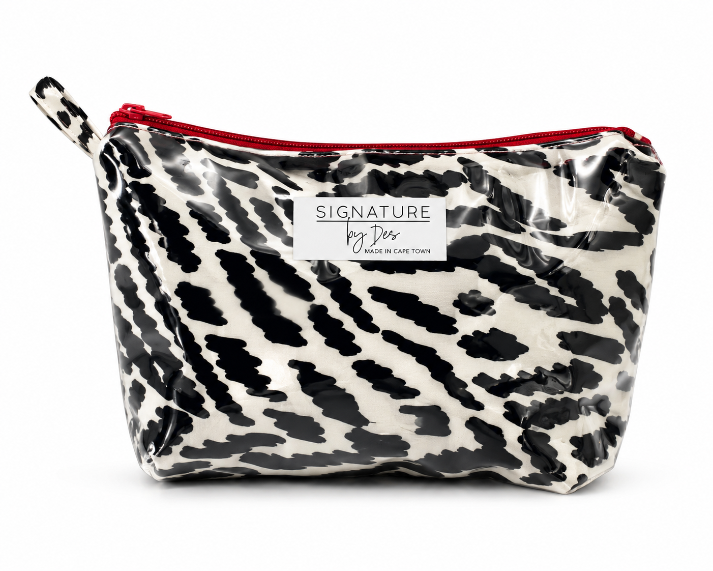 The Intentional Make Up Bag - Black and White Zebra