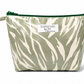 The Intentional Make Up Bag - Green and White