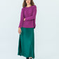 London Sunray pleated skirt - Emerald Green