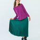 London Sunray pleated skirt - Emerald Green